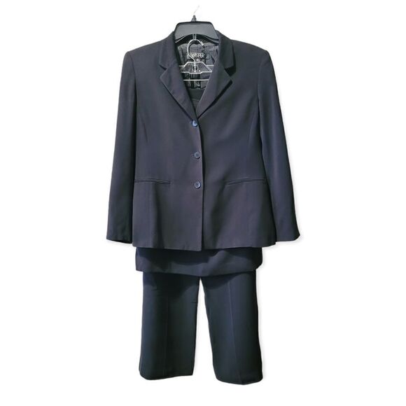 Kasper 3pc black business suit 10P - Picture 1 of 7